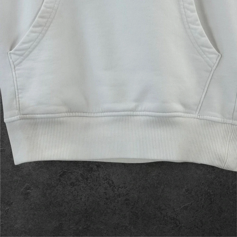 The North Face Kuwait GPS Coordinates Hoodie Mens XS White Graphic Sweatshirt